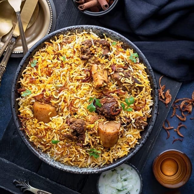 Lamb Biryani.