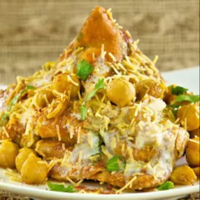 Samosa Chaat.